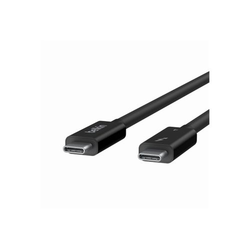Belkin CONNECT - Câble Thunderbolt - 24 pin USB-C (M) reversible pour 24 pin USB-C (M) reversible - Thunderbolt 4 - 2 m - actif, Alimentation USB (100 W) - pour P/N: INC006TTSGY