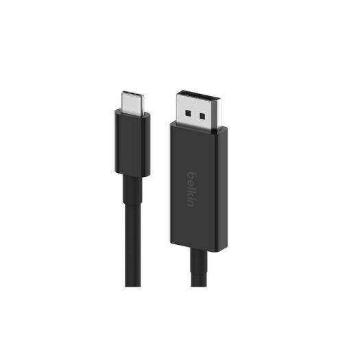 Belkin CONNECT - Câble adaptateur - 24 pin USB-C (M) pour DisplayPort (M) - DisplayPort 1.4 - 2 m - support 4K, support 8K - noir