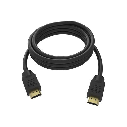 VISION Professional - Câble HDMI avec Ethernet - HDMI mâle pour HDMI mâle - 50 cm - noir - support 4K