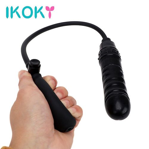 Godemiché Gonflable En Faux Pénis Pour Femme, Énorme Godemiché Avec Pompe, Prise De Fesses Noire, Jouets Sexuels De Masturbation Féminine