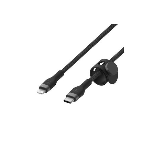 Belkin BOOST CHARGE - Câble Lightning - 24 pin USB-C mâle pour Lightning mâle - 3 m - noir