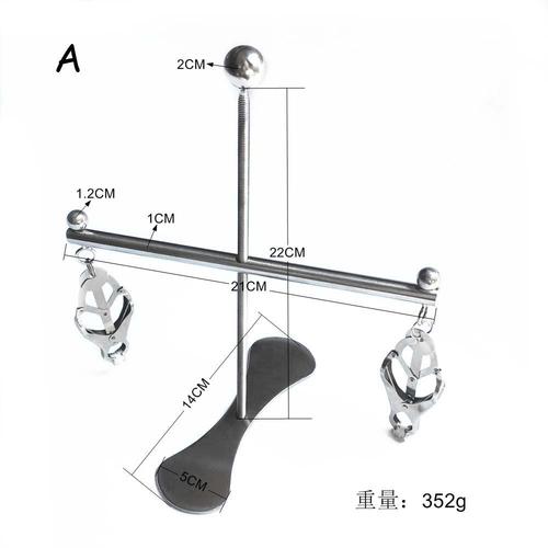 Pinces À Mamelon Réglables En Acier Inoxydable, Cage De Torture À Sangle, Bondage Bdsm, Pince À Sein, Retenue, Jeu D'adulte, Jouets Sexuels Pour Couple