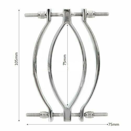 Pince À Clitoris En Acier Inoxydable Pour Femme, Jouet Sexuel, Stimulateur Vaginal, Spéculum, Chaîne De Laisse, Épandeur De Chatte, Bdsm