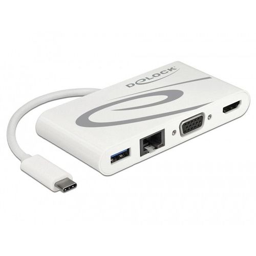 Delock Usb C 3.1-hdmi 4k,vga,lan,usb | Dockingstation