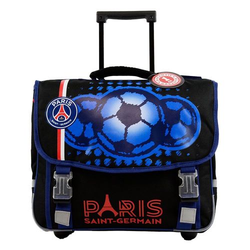 Cartable à roulettes PSG 41cm 2 compartiments