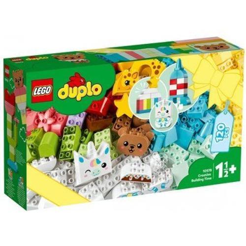 Lego Duplo - Boite De Construction Creative 120 Pieces - Briques 1er Age 18 Mois Et Plus - Ref. 10978 + Carte Animaux
