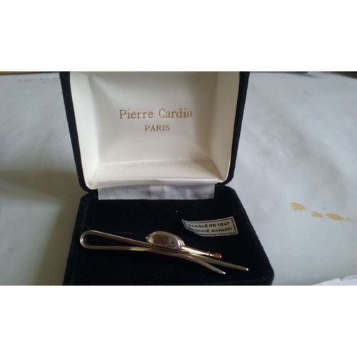 Chemise Pierre Cardin Pince A Cravate Métal Unique Doré