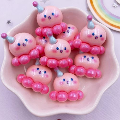Figurines Colorées En Résine,12 Pièces,Méduses,Crabes,Coquillages,Hippocampes,Pieuvres,Baleines,Océan