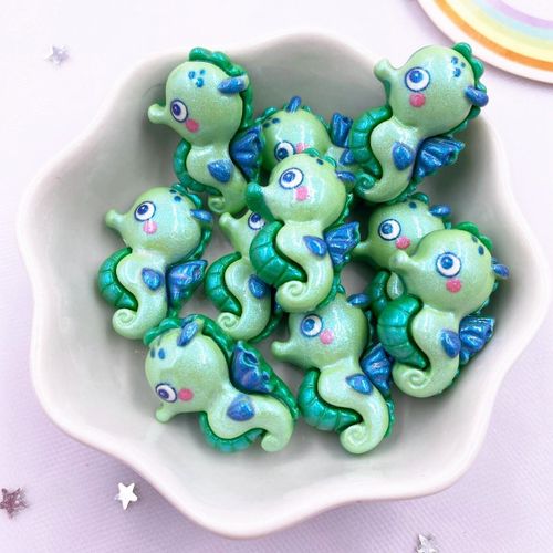 Figurines Colorées En Résine,12 Pièces,Méduses,Crabes,Coquillages,Hippocampes,Pieuvres,Baleines,Océan