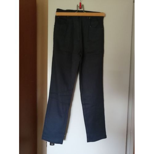 Pantalon Blanche Porte 40 Taille À Plat 36 Cm 98% Coton,2% Élasthane