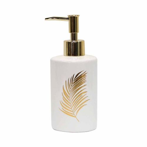 Paris Prix - Distributeur De Savon Imprimé "Orbella" 17cm Blanc