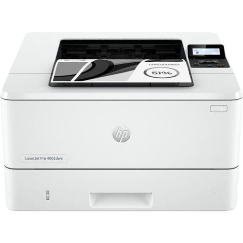 HP LaserJet Pro 4002dwe - Imprimante - Noir et blanc - Recto-verso - laser - A4/Legal - 4 800 x 600 dpi - jusqu'à 40 ppm - capacité : 350 feuilles - USB 2.0, Gigabit LAN, Bluetooth, Wi-Fi(n) -...
