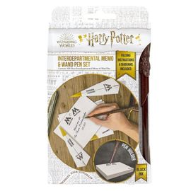Set Stylo Baguette Magique Harry Potter Et Bloc-Notes