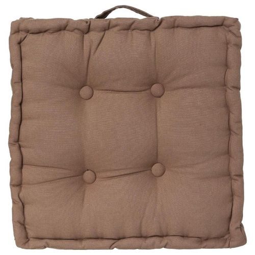 Coussin De Sol "Dorian" 40x40cm Taupe