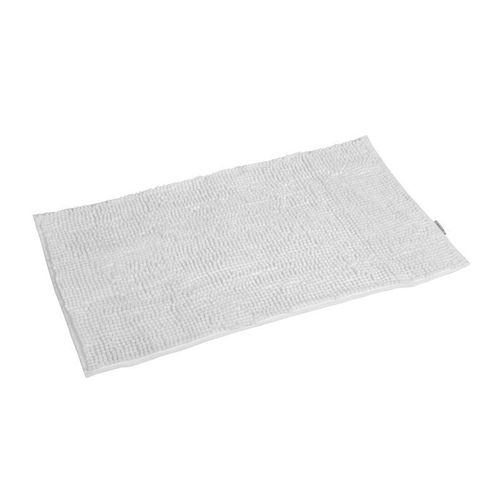 Paris Prix - Tapis De Bain Microfibre "Sweety" 45x75cm Blanc