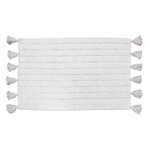 Paris Prix - Tapis De Salle De Bain "Minatis" 50x80cm Blanc