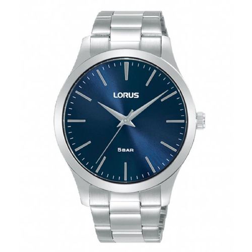 Montre Lorus Classique Acier Cadran Bleu