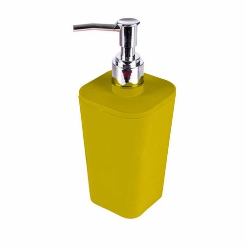 Paris Prix - Distributeur De Savon Soft Touch "Vitamine Ii" 18cm Miel