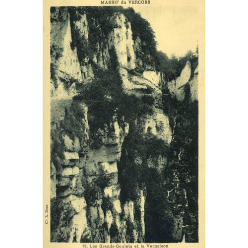 Carte Postale De Saint-Martin En Vercors (Drôme) Les Grands Goulets Et La Vernaison (Réf.19)