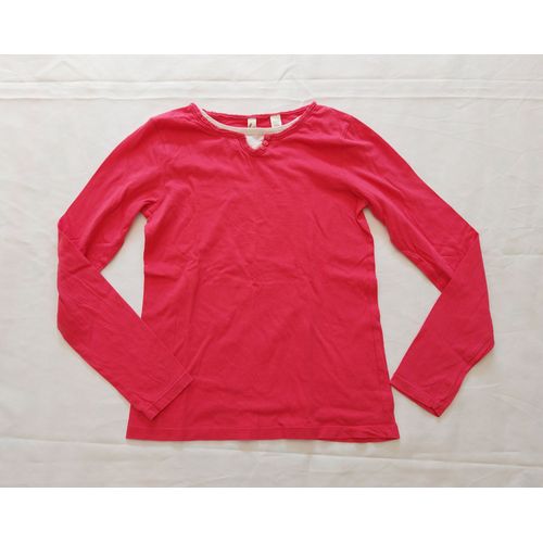 T-Shirt À Manches Longues Fille 12 Ans Rose Marque Okaidi