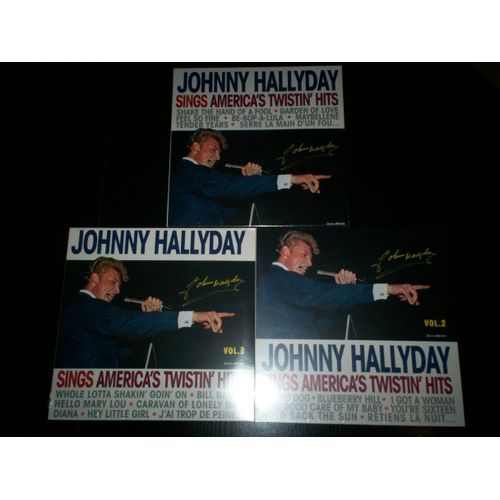 Johnny Hallyday Sings America's Twistin Hits Volume 1,2,3