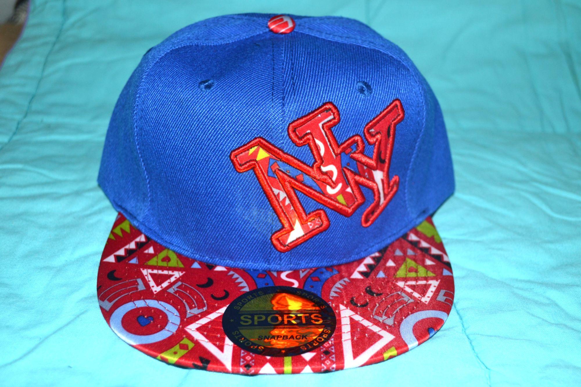 casquette NY rare vintage plate New York baseball collection brodée  américaine homme femme sports hip hop lettre big logo coton bleu - NEUF -  Envoi