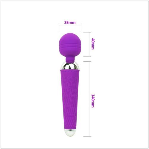 Sextoy,Baguette magique puissante avec chargeur USB,vibromasseur AV,jouets  sexuels pour femmes,stimulateur de - V and Tongue cover A