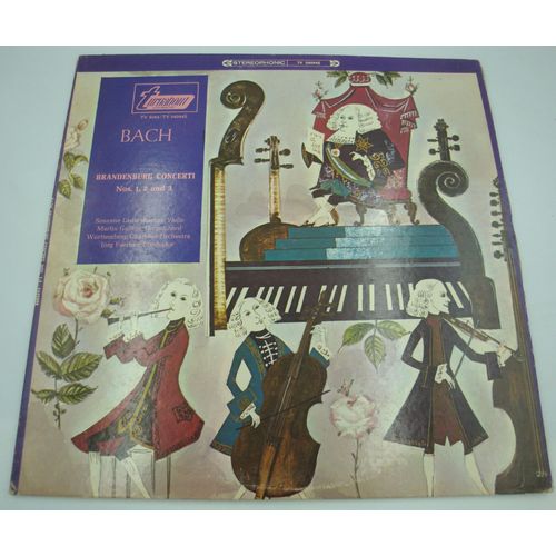 Faerber - Lautenbacher - Galling - Wurttemberg - Brandenburg Concerti 1,2,3 - Bach Lp Turnabout