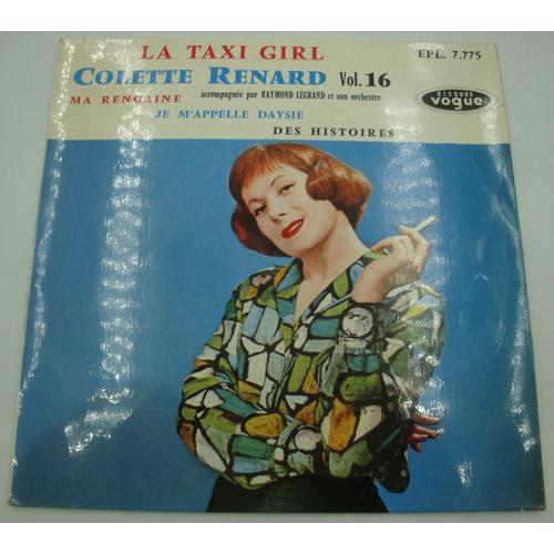 Colette Renard - La Taxi Girl/Ma Rengaine/Je M'appelle Daysie/Des Histoires Ep 7" 1959 Vogue