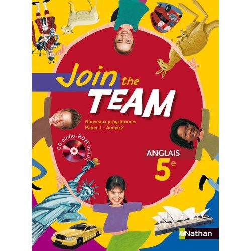 Anglais 5e Join The Team - Livre De L'élève (1 Cd Audio)