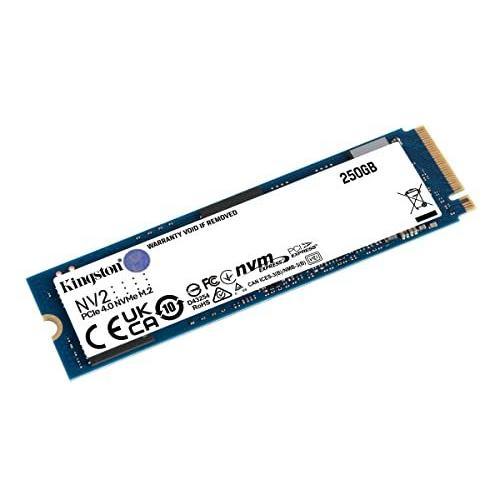 Kingston NV2 - SSD - 250 Go - interne - M.2 2280 - PCIe 4.0 x4 (NVMe) - pour Intel Next Unit of Computing 12 Pro Kit - NUC12WSKi5