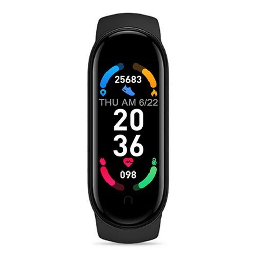 Bracelet Connectée Multisport Pression Artérielle Rythme Cardiaque Noir Yonis