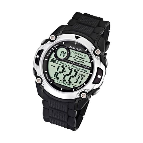 Calypso Montre Pour Hommes K5577/1 Montre-Bracelet En Plastique Pur Numérique Noir Uk5577/1