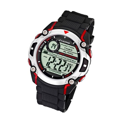 Calypso Montre Pour Hommes K5577/4 Montre-Bracelet En Plastique Pur Numérique Noir Uk5577/4