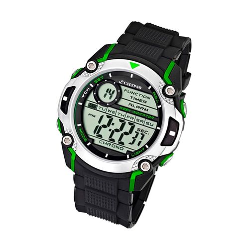 Calypso Montre Pour Hommes K5577/3 Montre-Bracelet En Plastique Pur Numérique Noir Uk5577/3