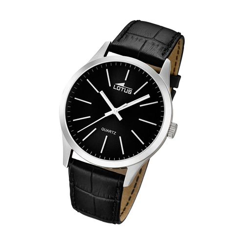 Lotus Montre Homme Casual L15961/3 Montre En Cuir Minimaliste Noir Ul15961/3