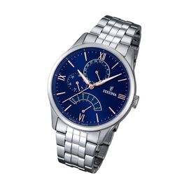 Festina Montre Homme F16822/3 Montre-Bracelet En Acier Inoxydable Classique Argent Uf16822/3