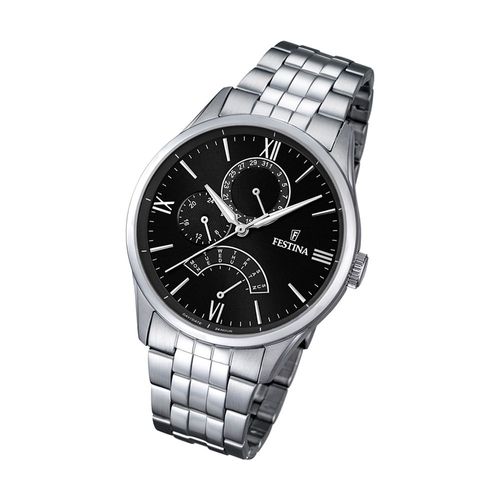 Festina Montre Homme F16822/4 Montre-Bracelet En Acier Inoxydable Classique Argent Uf16822/4