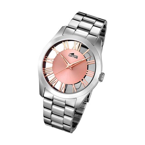 Montre Femme Lotus Élégante L18122/1 Montre-Bracelet En Acier Minimaliste Argent Ul18122/1