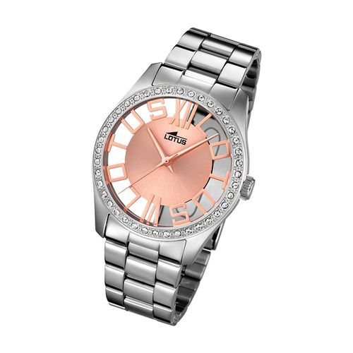 Lotus Montre Pour Femme Mode L18126/1 Montre-Bracelet En Acier Inoxydable Tendance Argent Ul18126/1