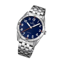 Montre Pour Enfants Festina F16907/2 Montre-Bracelet Junior En Acier Inoxydable Argent Uf16907/2