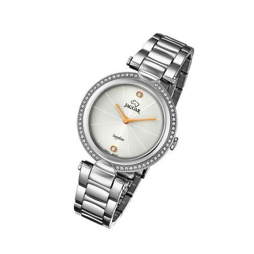 Jaguar Montre Pour Femme Mode J829/1 Montre-Bracelet En Acier Inoxydable Argent Cosmopolite Uj829/1