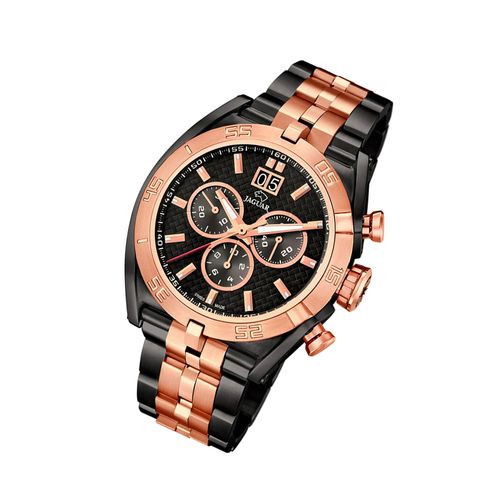 Montre Pour Homme Jaguar J811/1, Montre-Bracelet En Acier Inoxydable, Édition Spéciale. Rose Noire Uj811/1