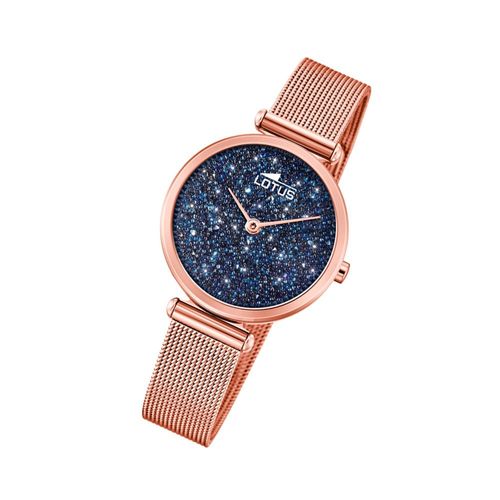 Montre Femme Lotus Zircones Scintillantes 18566/2 Bracelet Acier Inoxydable Ul18566/2