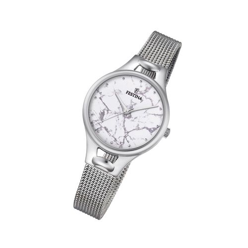 Festina Montre Femme F16950/E Montre Bracelet Acier Mademoiselle Argent Uf16950/E