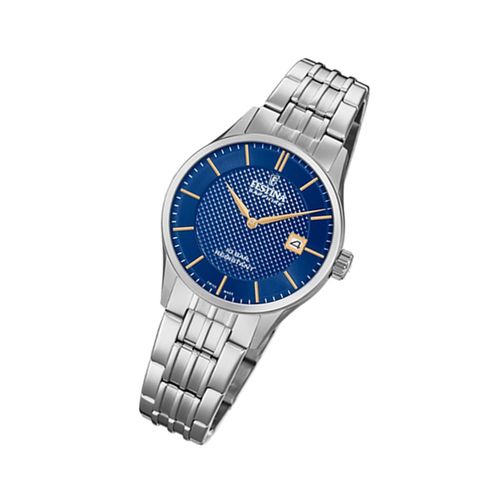 Festina Montre Femme F20006/3 Montre Bracelet En Acier Inoxydable Swiss Made Argent Uf20006/3
