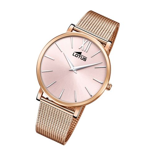 Montre Femme Lotus 18730/1 Montre-Bracelet En Acier Inoxydable Smart Casual Or Rose Ul18730/1