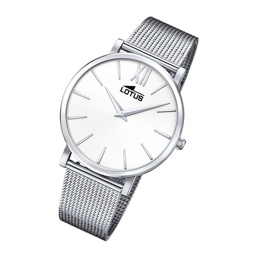 Montre Femme Lotus 18728/1 Montre-Bracelet En Acier Inoxydable Smart Casual Argent Ul18728/1
