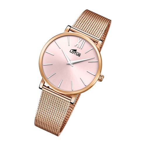Montre Femme Lotus 18733/1 Montre-Bracelet En Acier Inoxydable Smart Casual Or Rose Ul18733/1