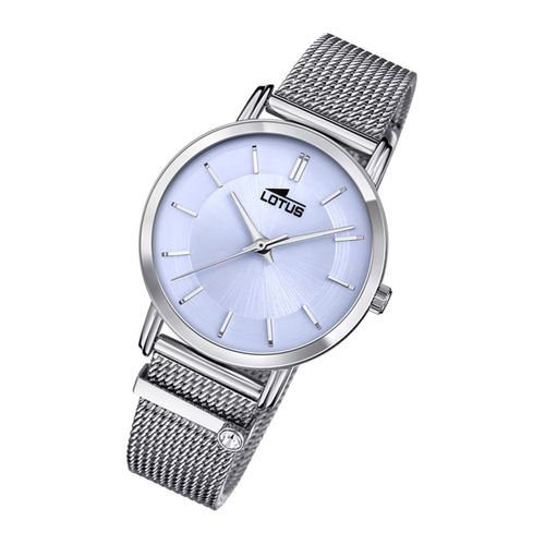 Lotus Montre Pour Femme Mode 18737/3 Montre-Bracelet En Acier Inoxydable Tendance Argent Ul18737/3